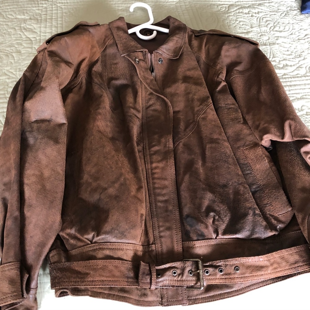 Genuine leather jacket